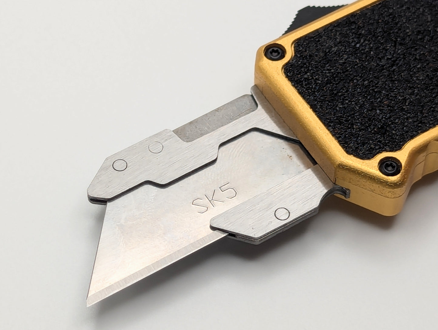 Gold D/A Box Cutter OTF Knife