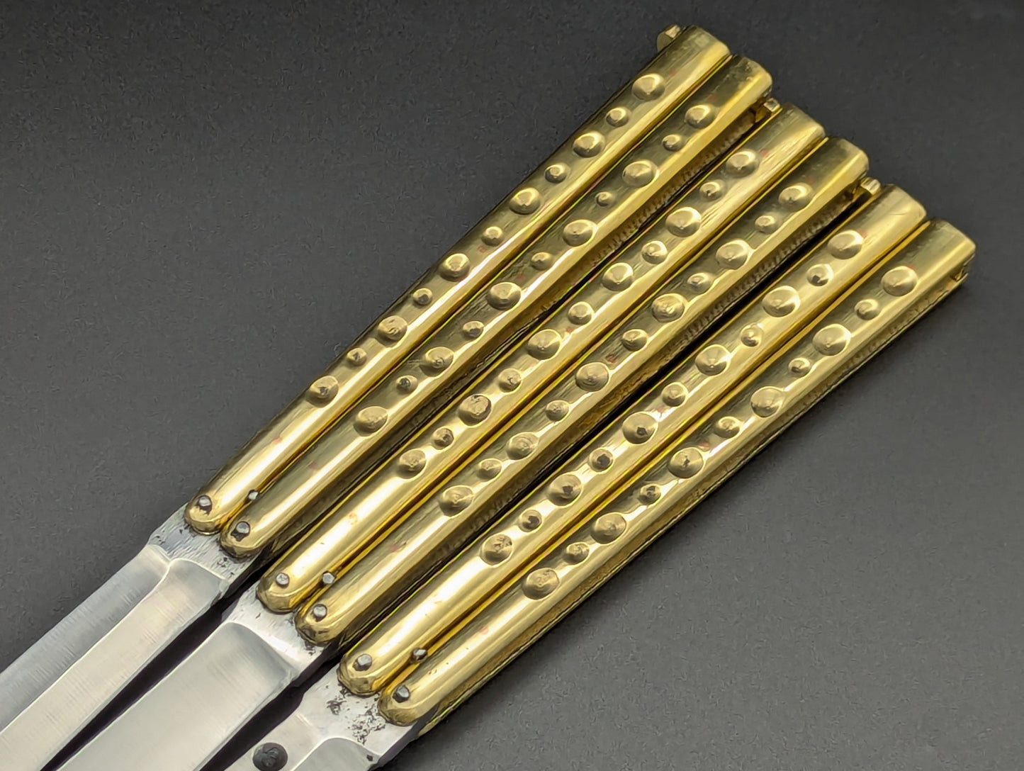 29 CM OL RAMBO TRADITIONAL FHM BRASS BALISONG