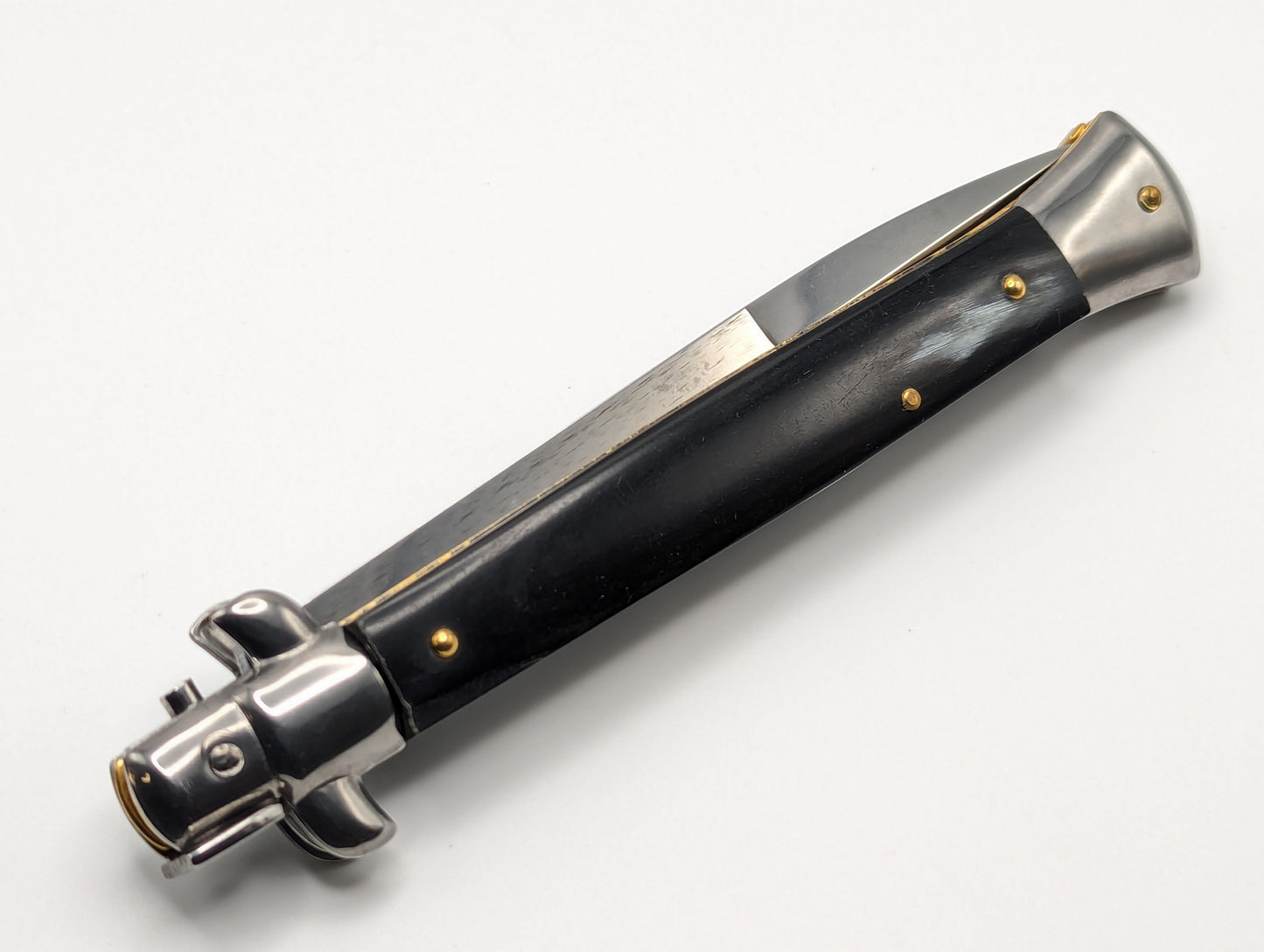 11" FRANK BELTRAME BRAZILIAN HORN ITALIAN STILETTO BAYO #1