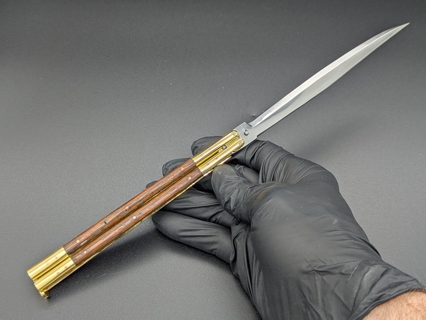 11" ULTRA SLIMLINE NARRAWOOD PHILIPPINES HANDMADE BALISONG CP