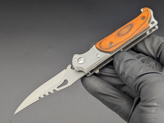 5.75" MINI ROSEWOOD SWITCHBLADE KNIFE