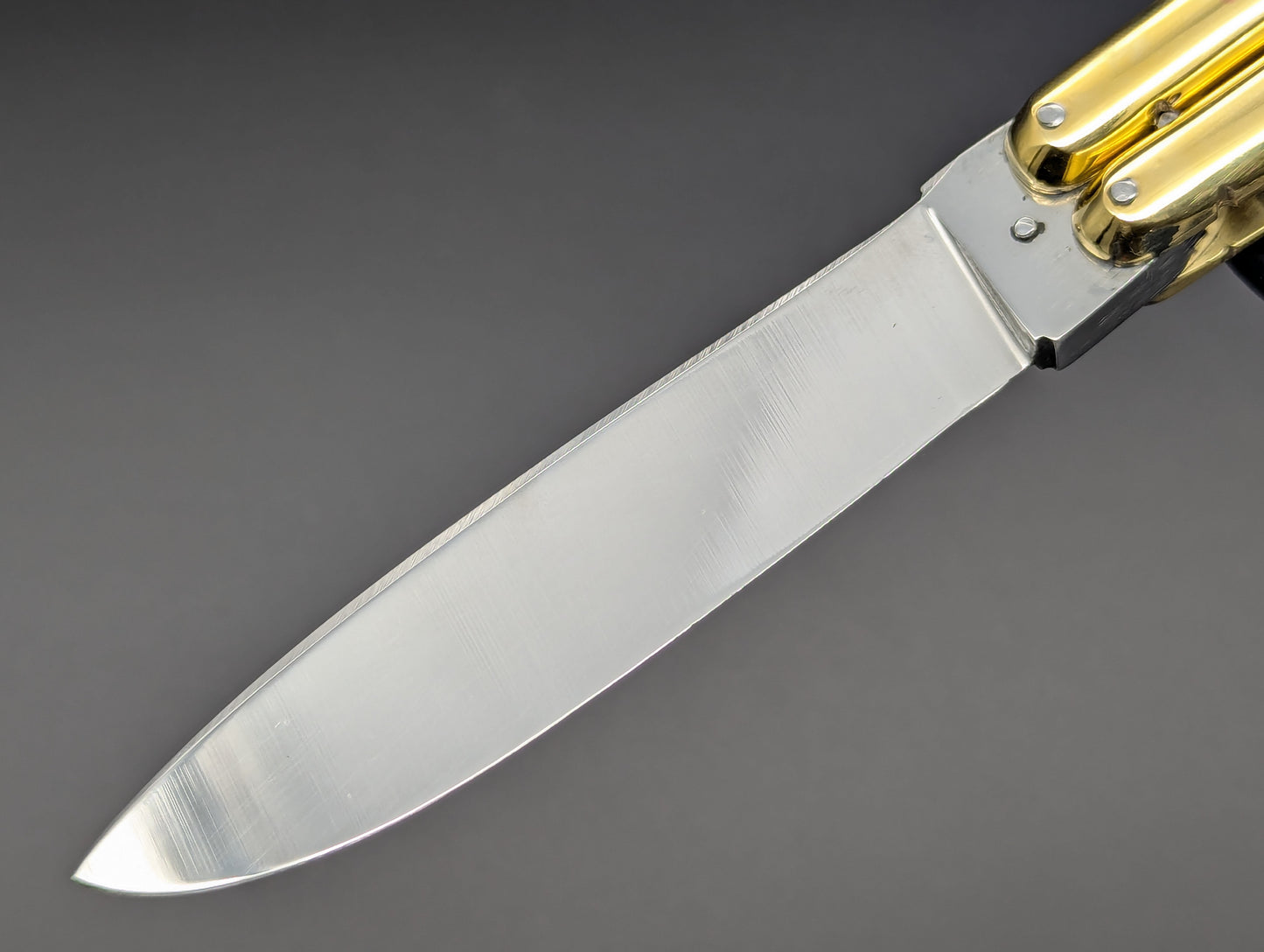 9" HEAVYWEIGHT BRASS FHM KALAPKUP BALISONG DROP