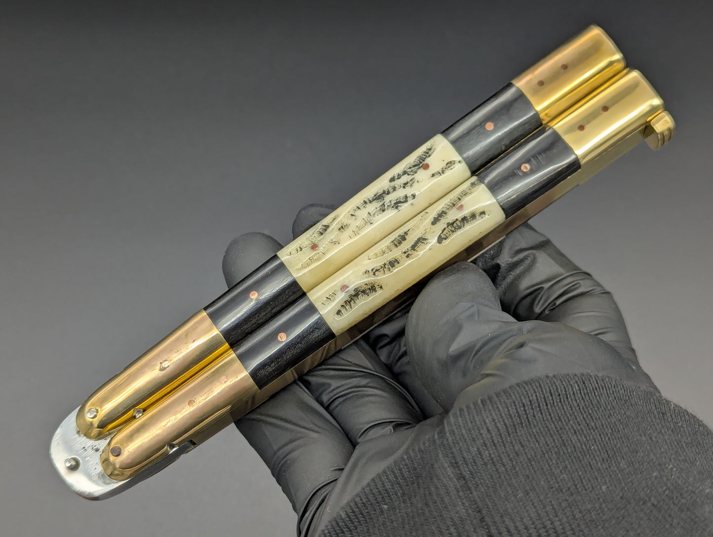 11" SPECIAL HEAVY TRIPLE STACK FHM BALI KNIFE RAMBO CLIP