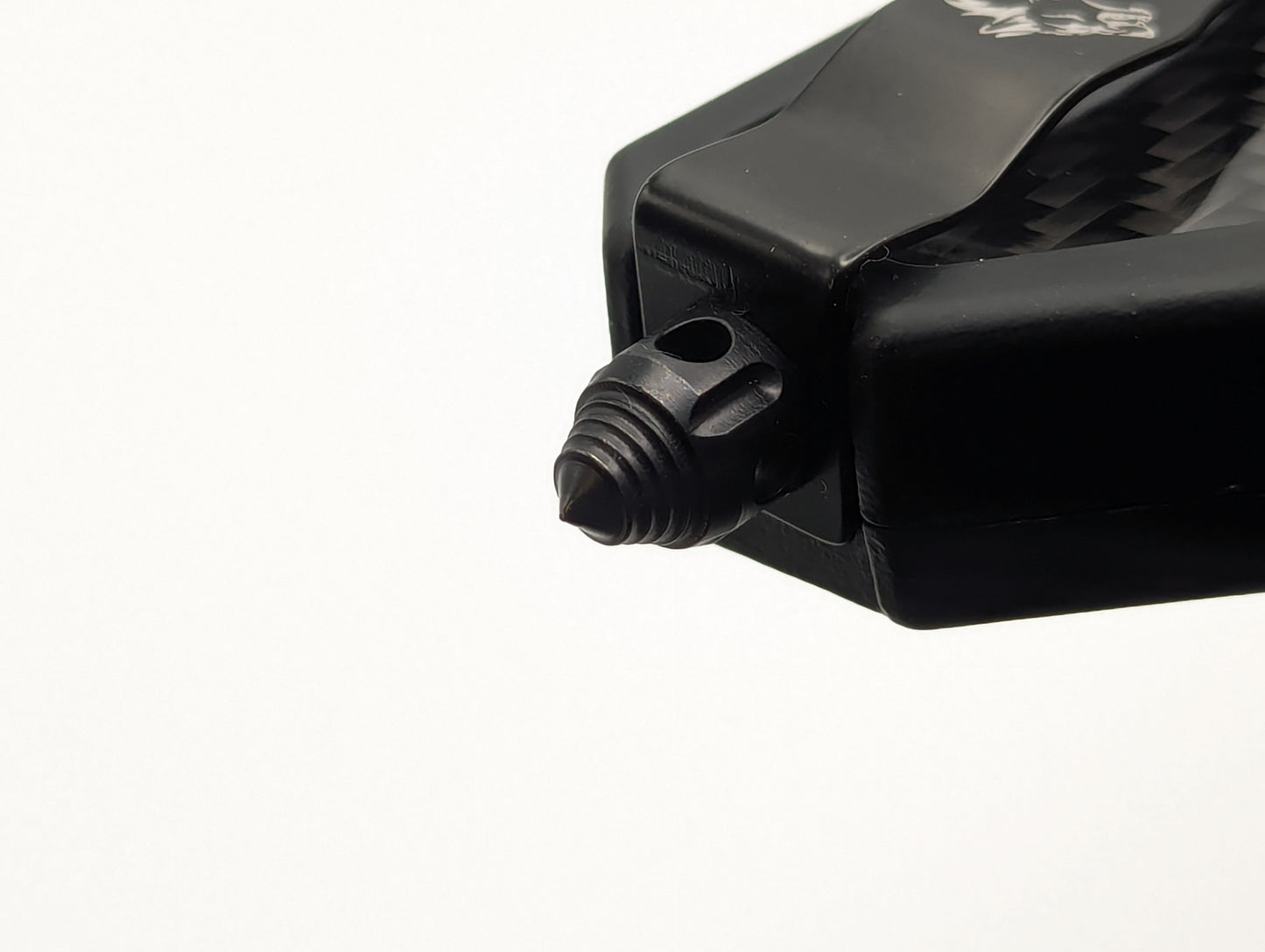 DAMASCUS & CARBON FIBER D/A OTF KNUCKLE KNIFE