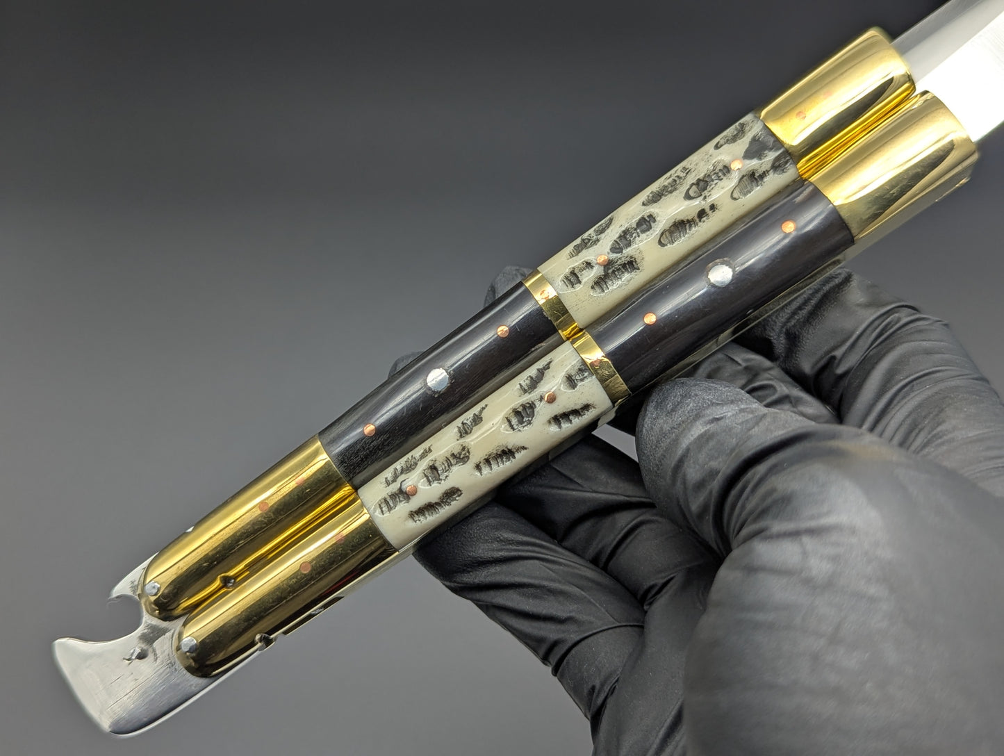 14.25" BUSISI XL BLADE FHM BALISONG RAMBO BF/BN