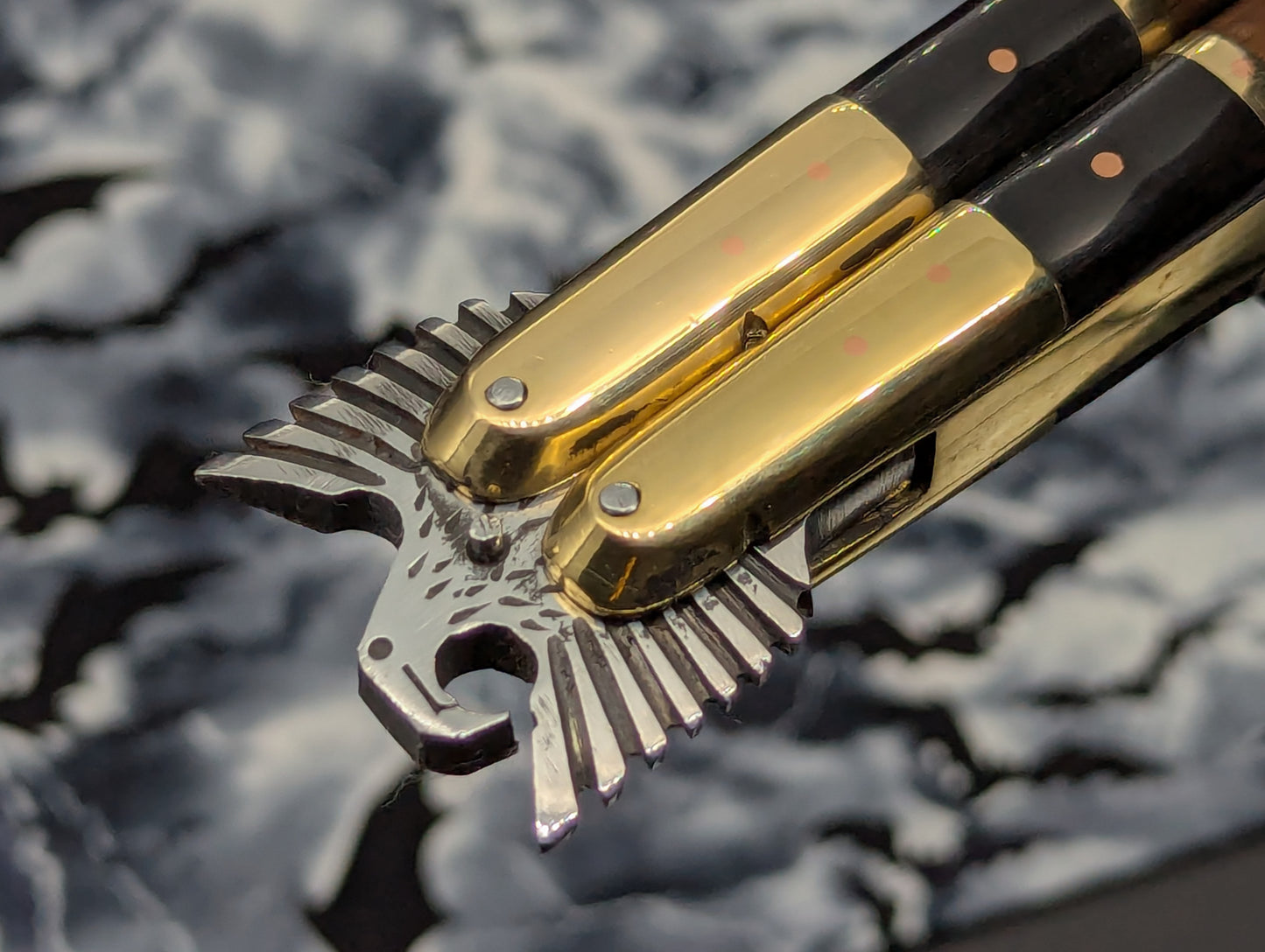 11" Eagle Tang Philippines Handmade Balisong Kris