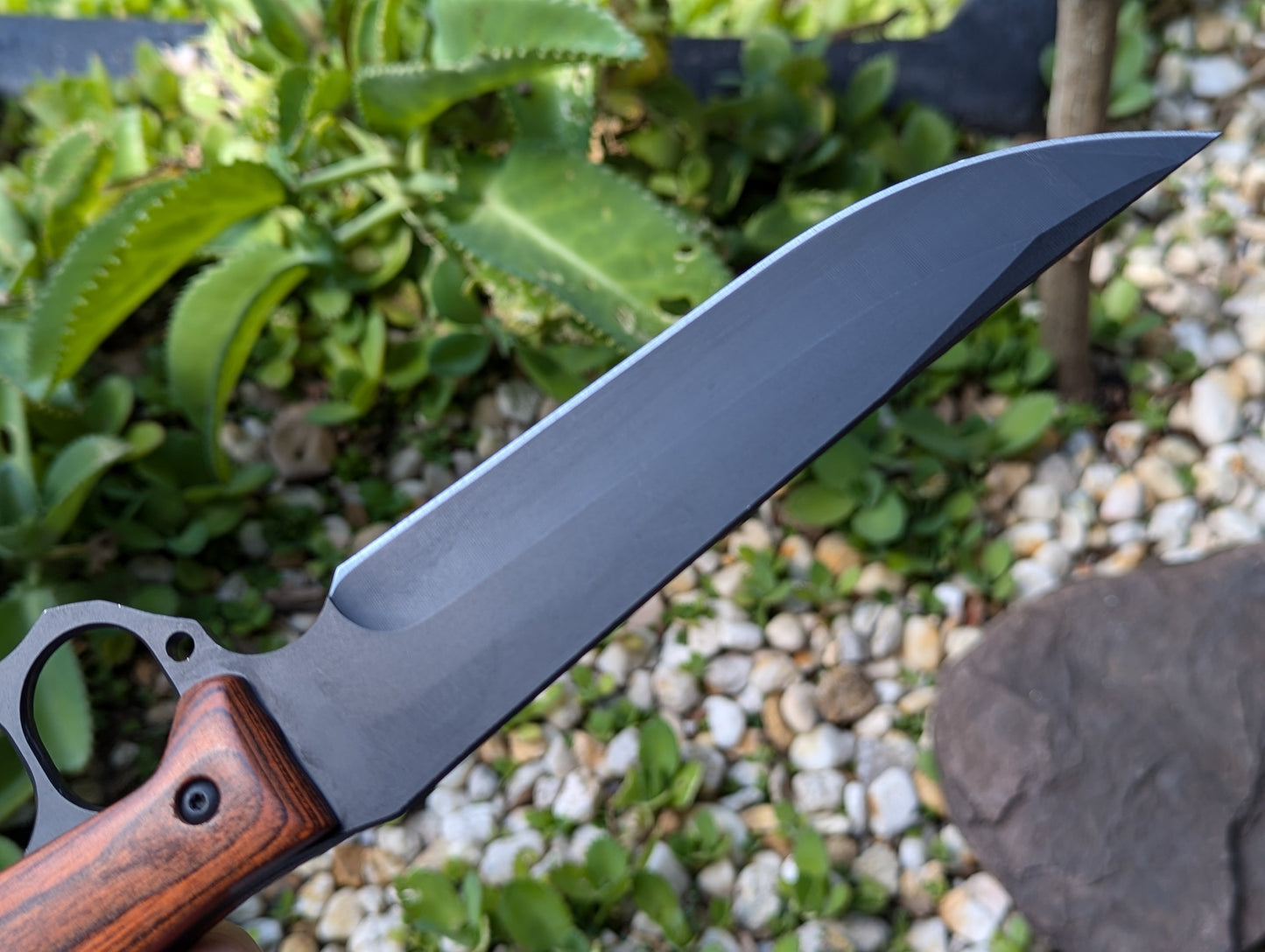 12.5" FULL TANG KNUCKLE TRENCH KNIFE