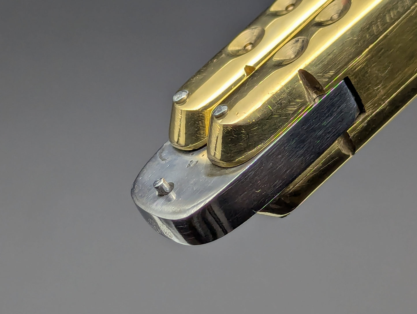 388g ULTRA HEAVYWEIGHT BRASS FHM BLOOD GROOVE CLIP BALI