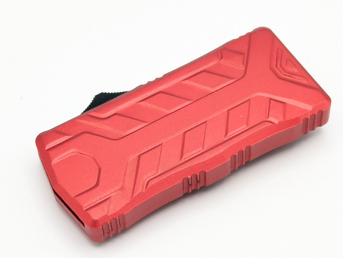 Red Molded Aluminum D/A Box Cutter OTF Knife