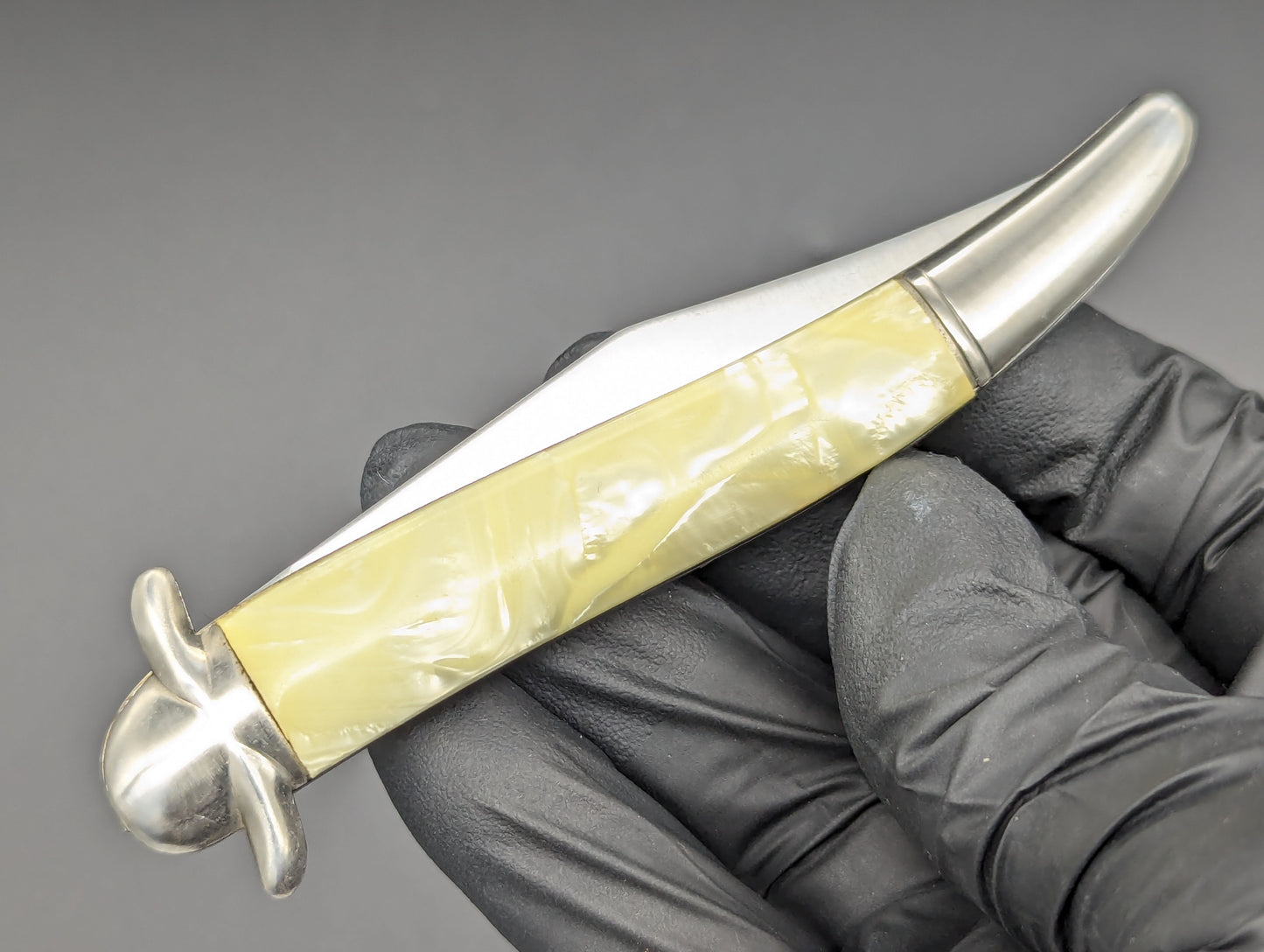 Imperial USA Cracked Ice Toothpick w/ Guard Automatic Knife