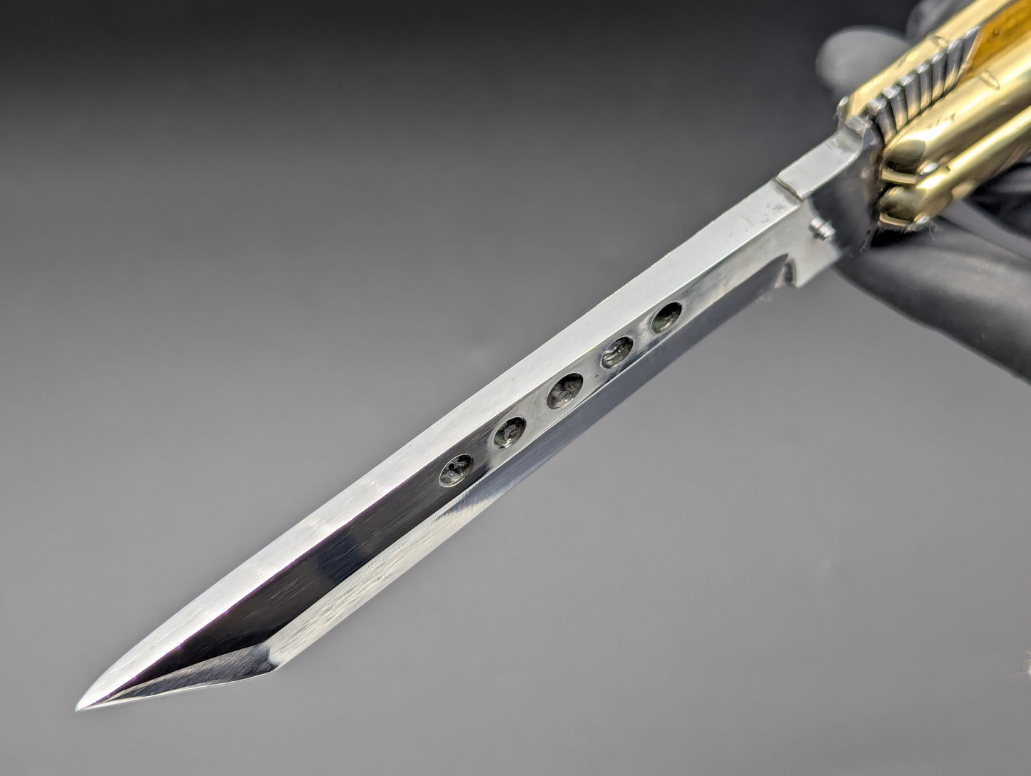 11.25" PHILIPPINES HANDMADE BALISONG EAGLE TANG TANTO