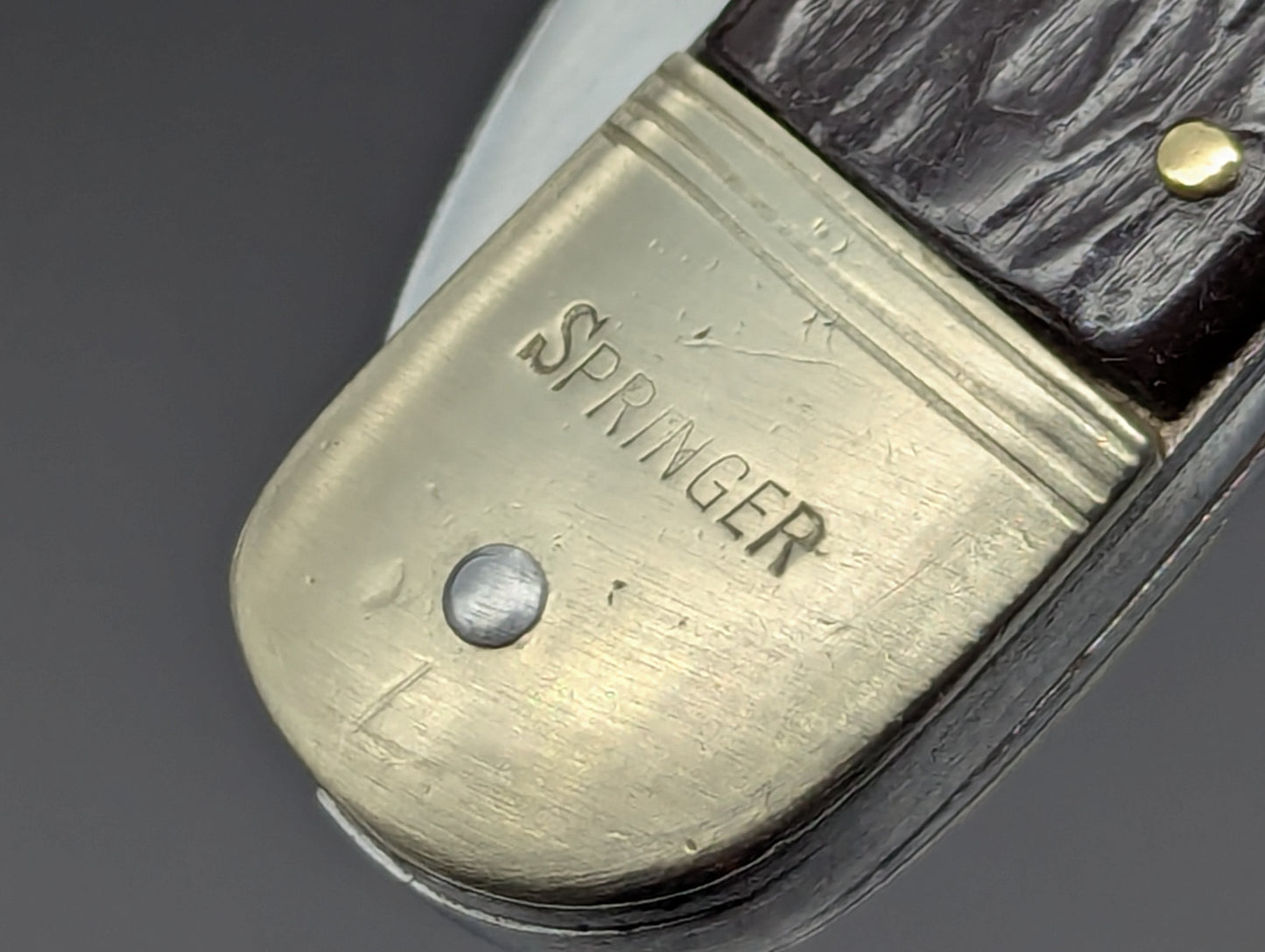 ANTIQUE BONSA "SPRINGER" SWITCHBLADE LEVERLOCK KNIFE