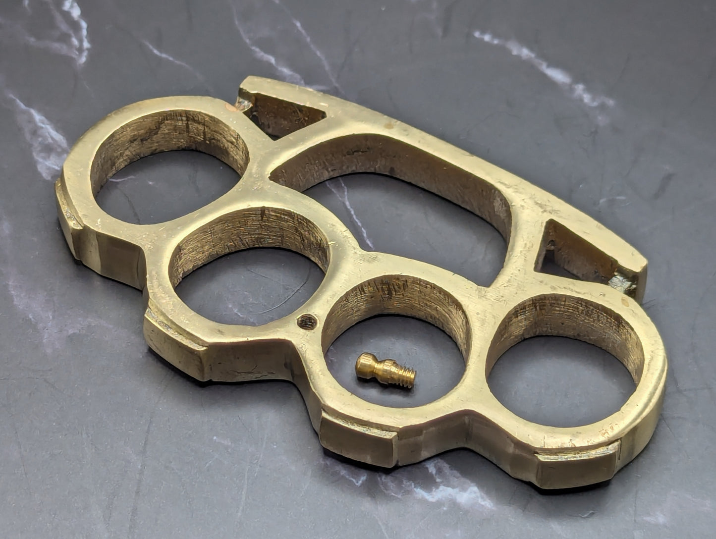 ULTRA SQUARE TOP SOLID BRASS KNUCKLE DUSTER