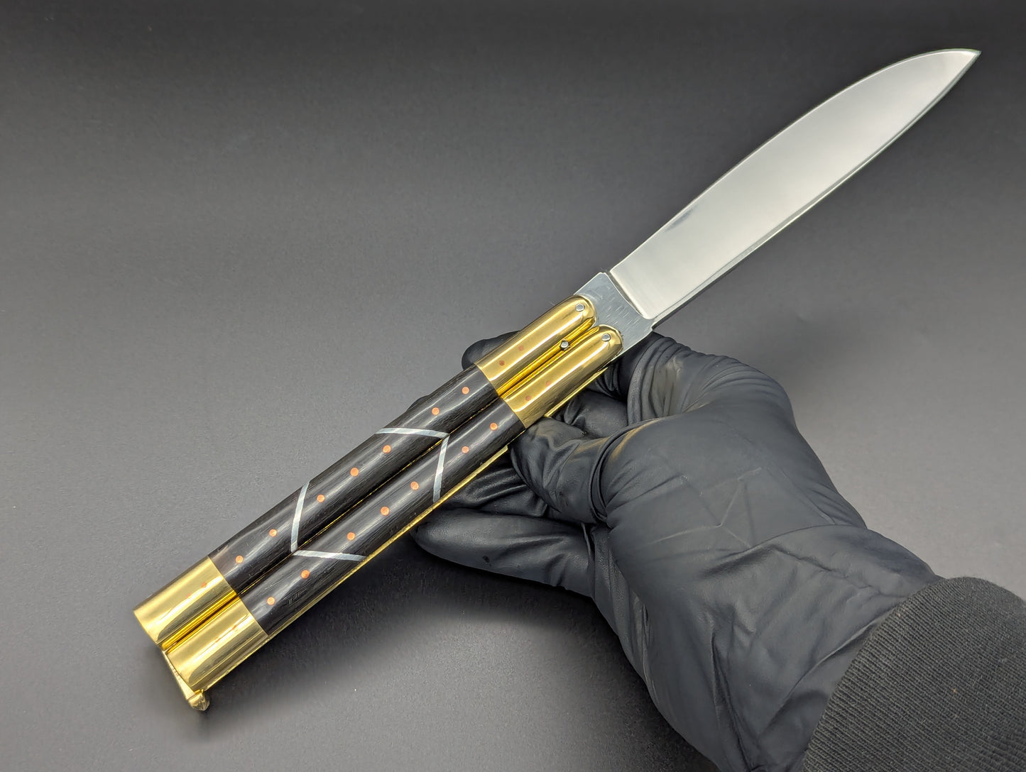 29cm ABEST CUSTOM CARABAO HORN FHM BALISONG #1