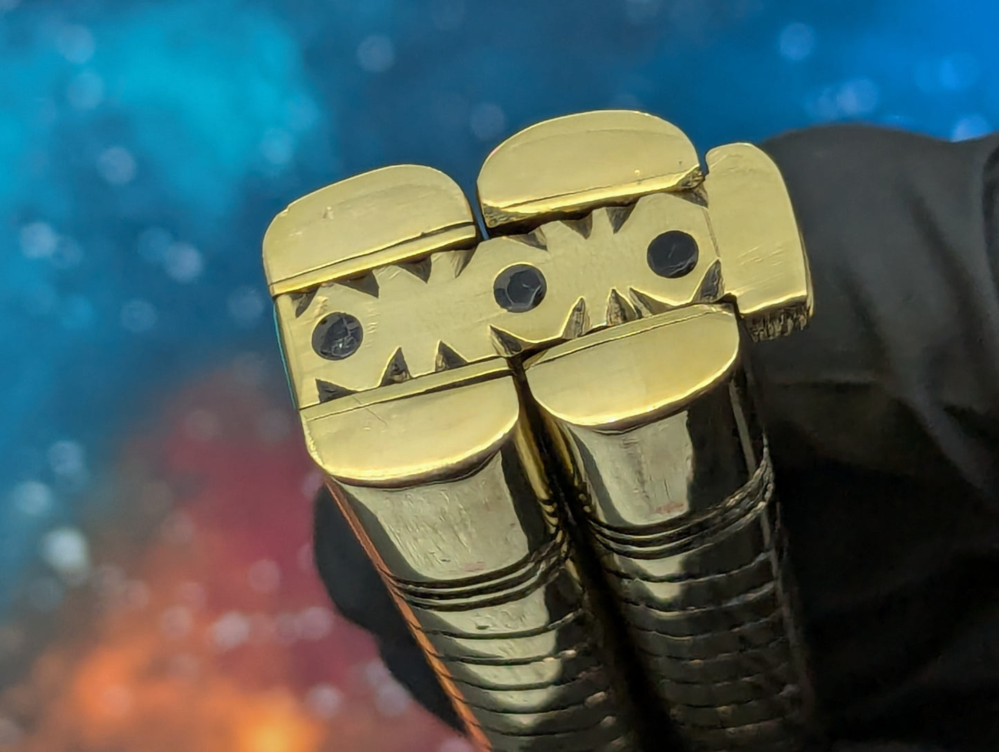 11" Classic Rambo Blade Ultra Heavy Brass FHM Balisong