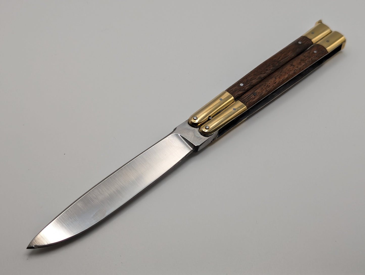 9" FHM Slim Narrawood Balisong Drop Point