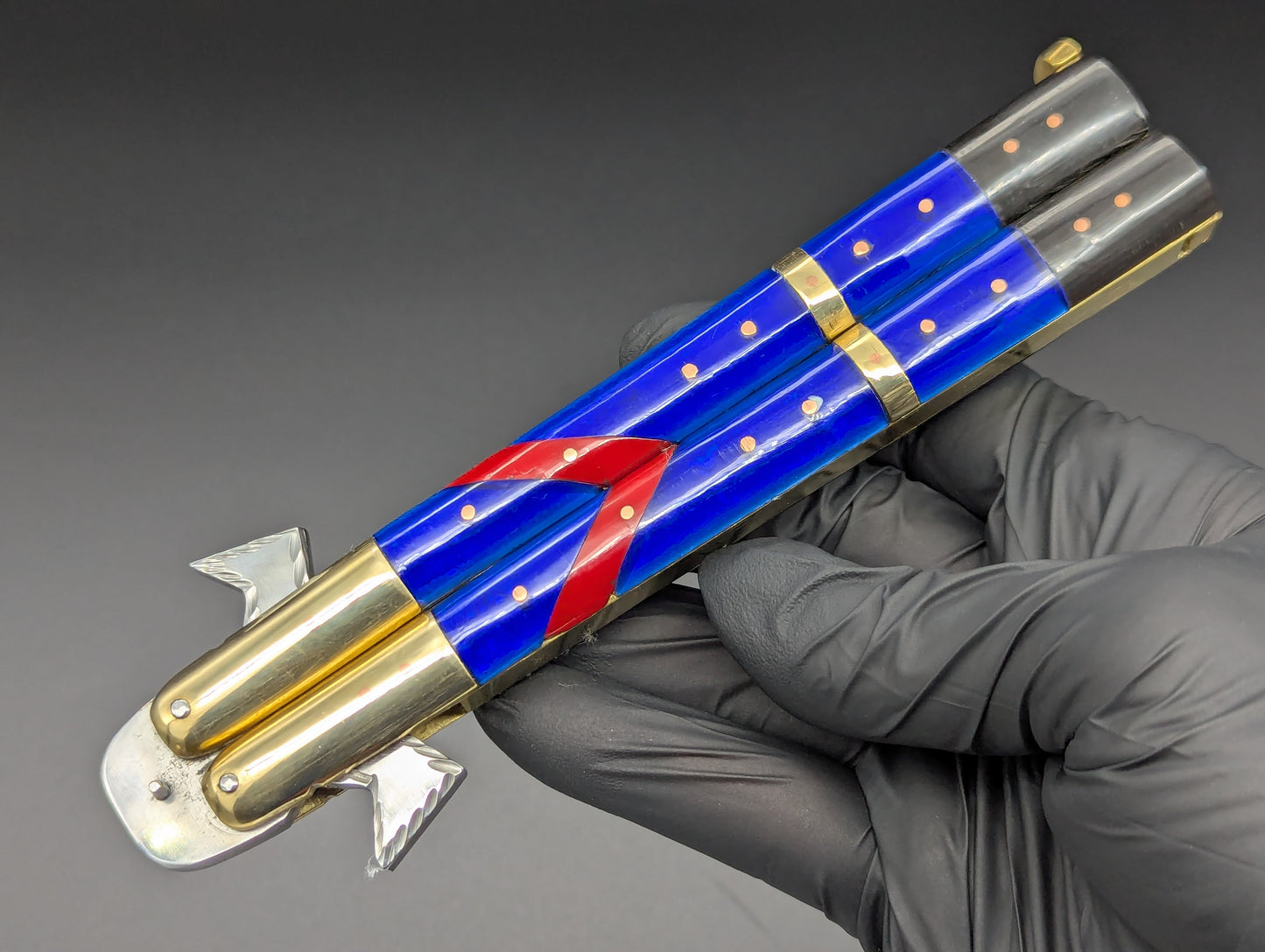 11" LTD EDITION VOLTEZ V SPARTAN FHM BALISONG JKGIRON