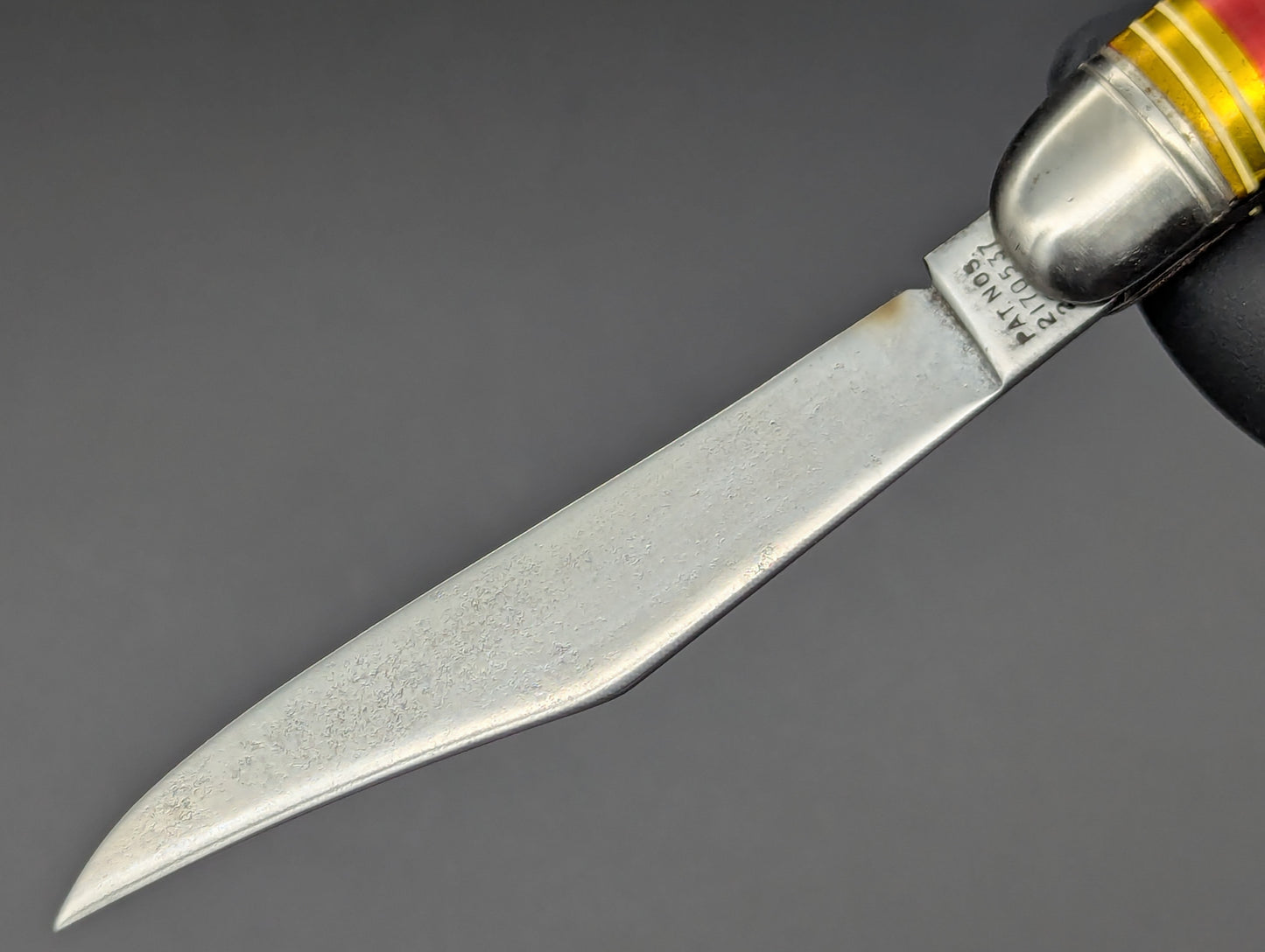 Imperial USA Shur-Snap Candy Stripe Toothpick Automatic Knife #1