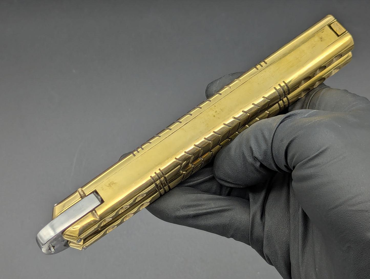 388g ULTRA HEAVYWEIGHT BRASS FHM BLOOD GROOVE CLIP BALI