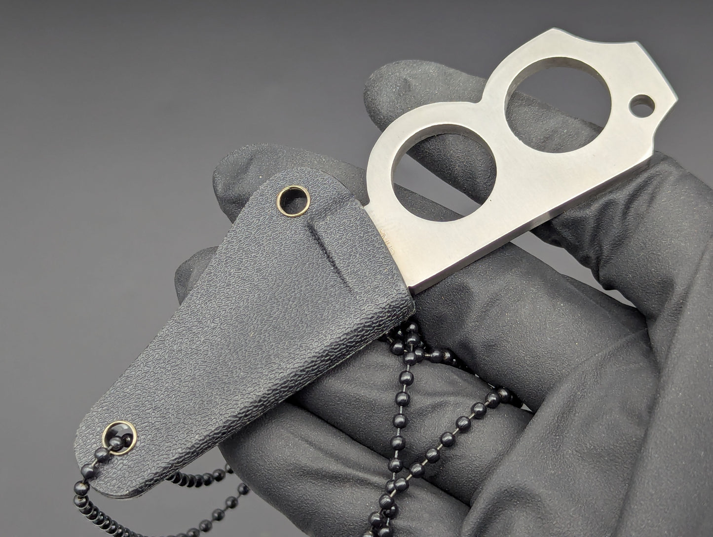 4" STAINLESS STEEL MINI NECK KNIFE w/ SHEATH