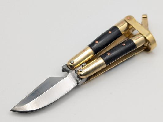 Minion II Dark Horn FHM Balisong Bottle Opener