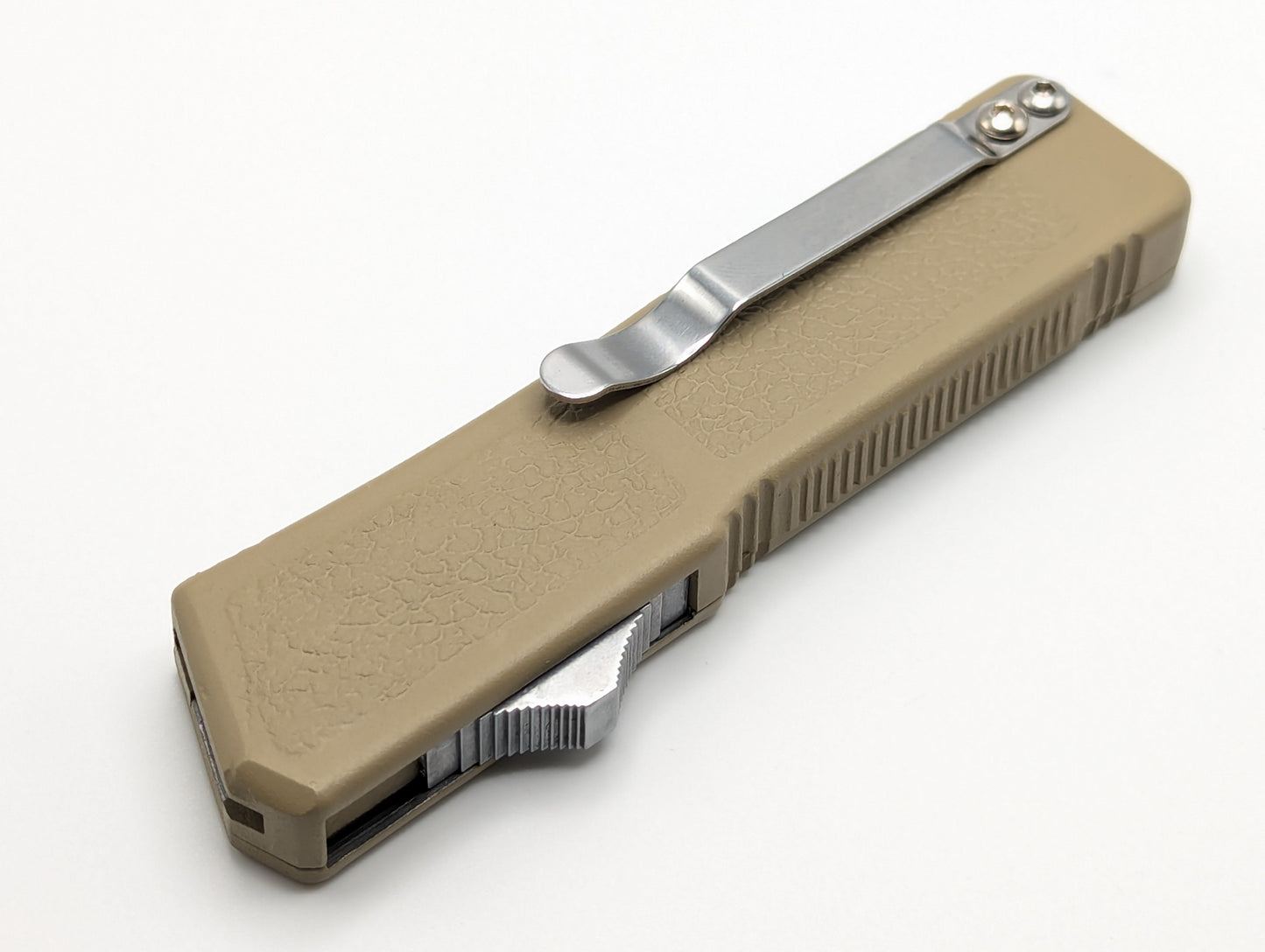 SAND LIGHTNING OTF KNIFE DROP POINT BLADE