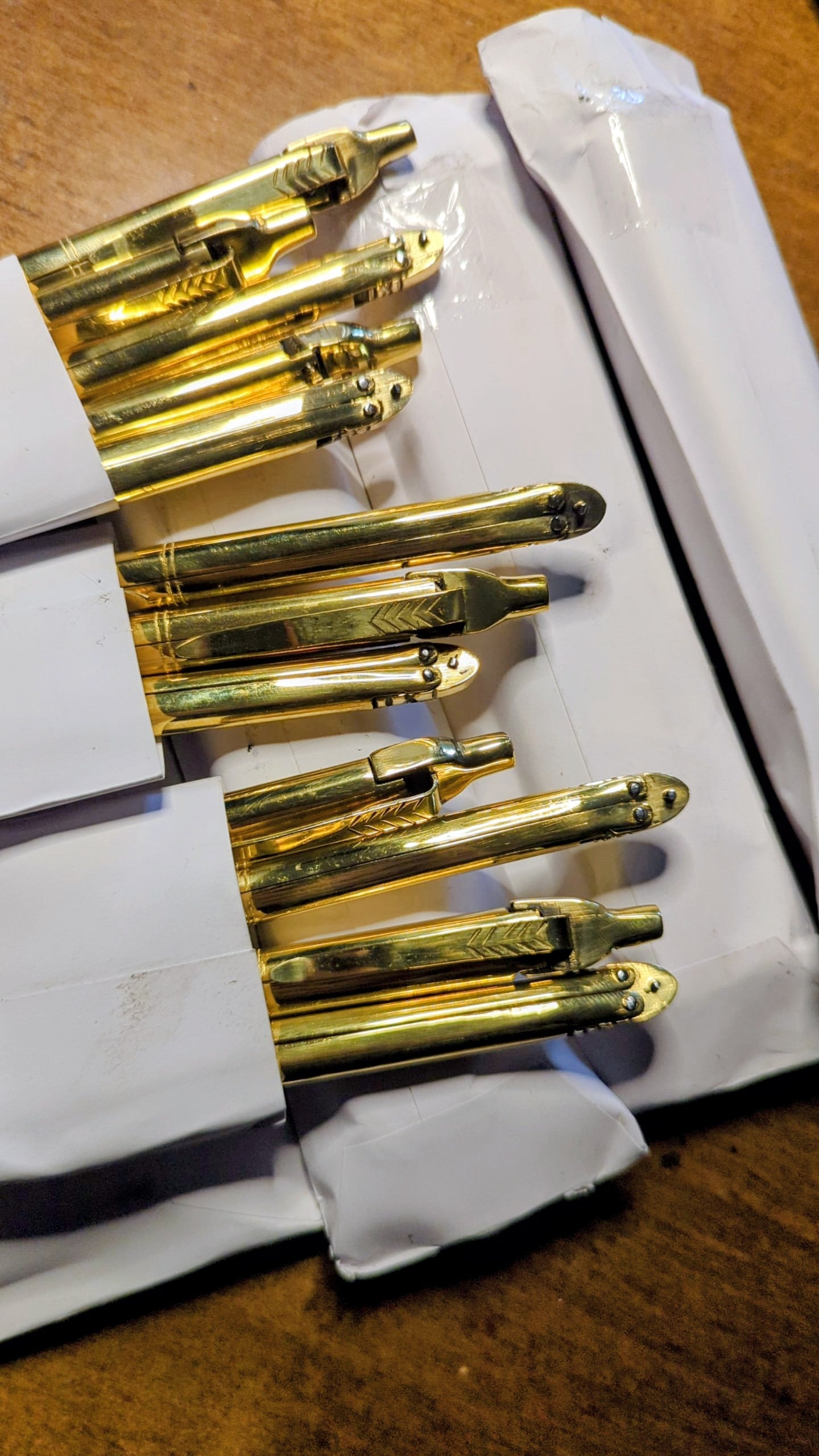 "FHM" PHILIPPINES HANDMADE BRASS BALISONG PEN