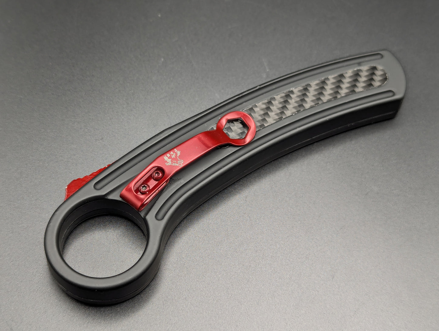 8.25" Red Tac D/A OTF Karambit