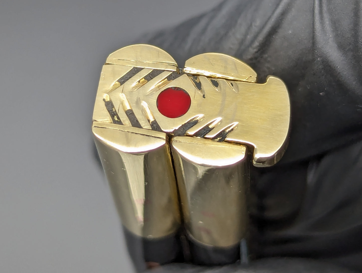 11" ULTRA SLIMLINE 2-TONE BONE & HORN FHM BALISONG CP