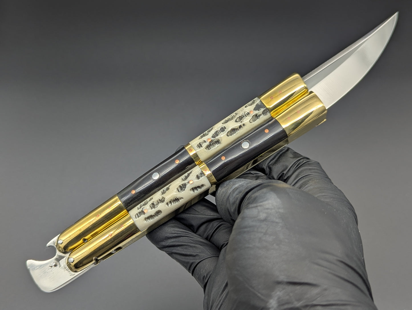 14.25" BUSISI XL BLADE FHM BALISONG RAMBO BF/BN