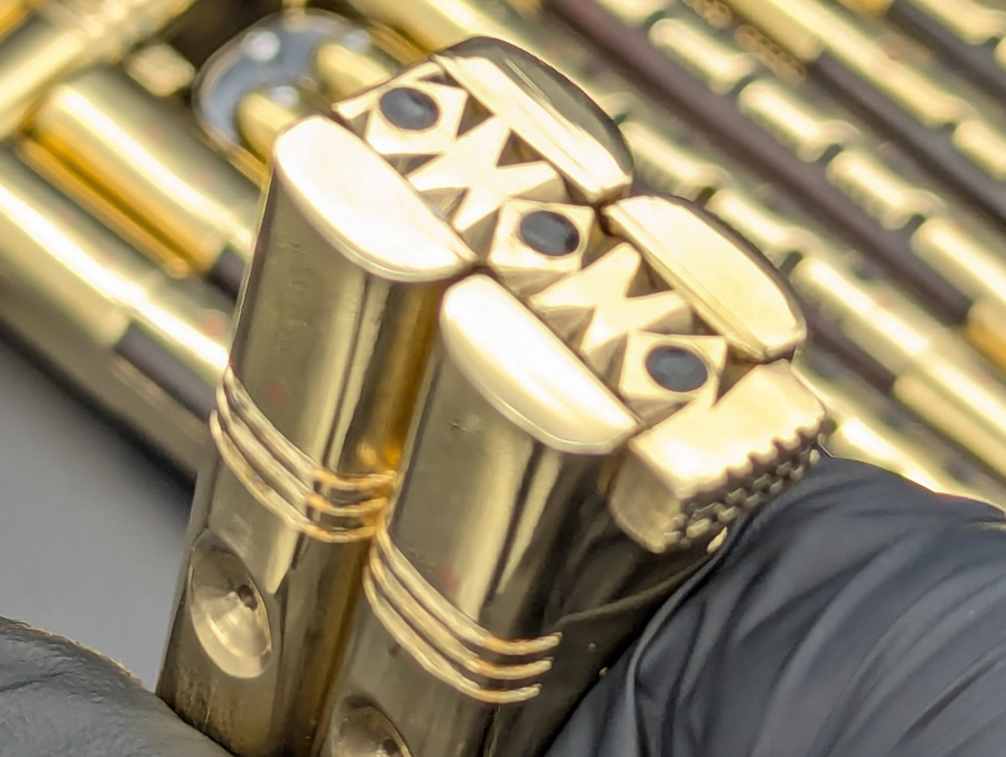 11" 354 GRAM HEAVYWEIGHT FHM BALISONG BRASS/ WHARNCLIFF