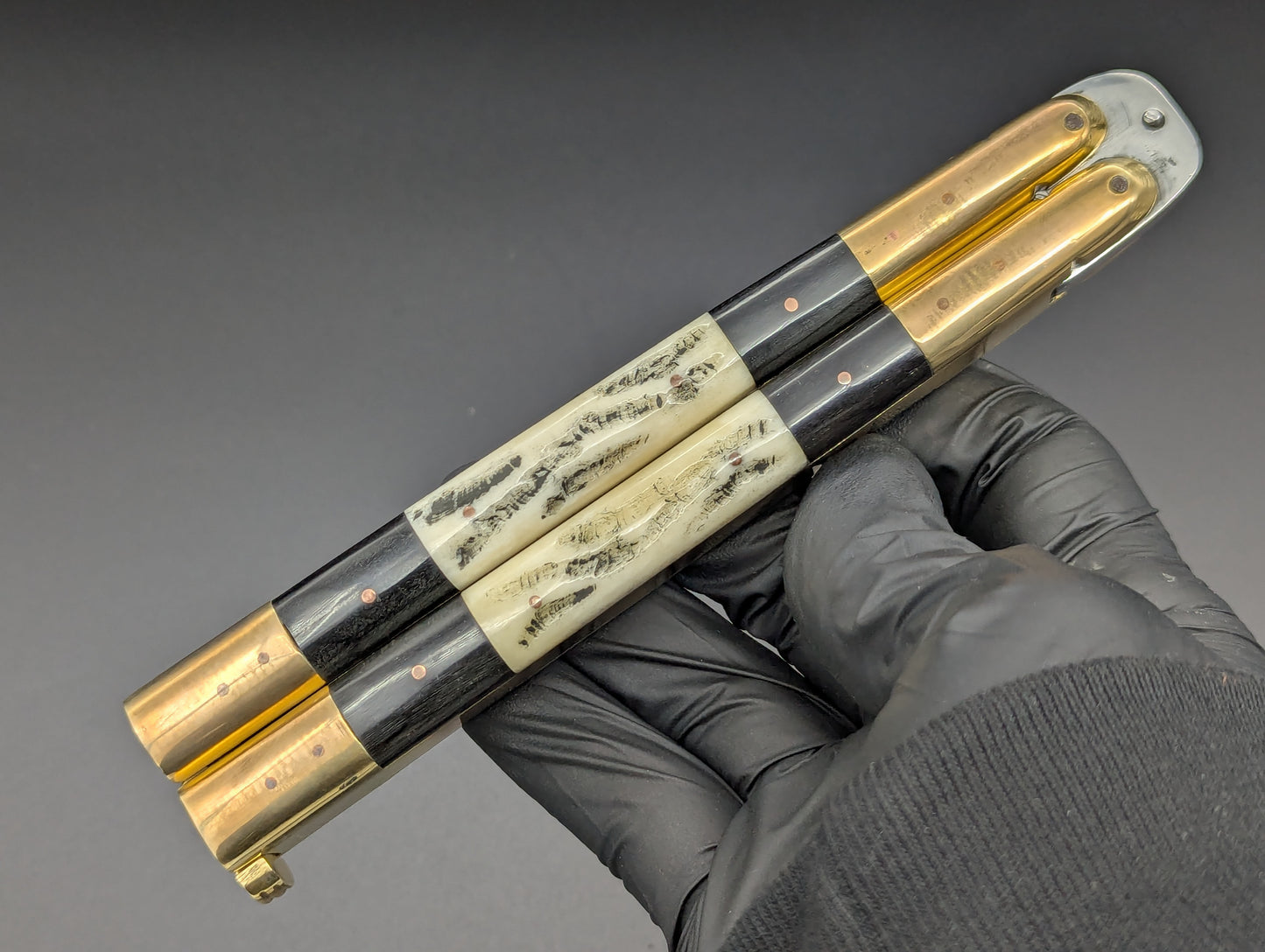 11" SPECIAL HEAVY TRIPLE STACK FHM BALI KNIFE RAMBO CLIP