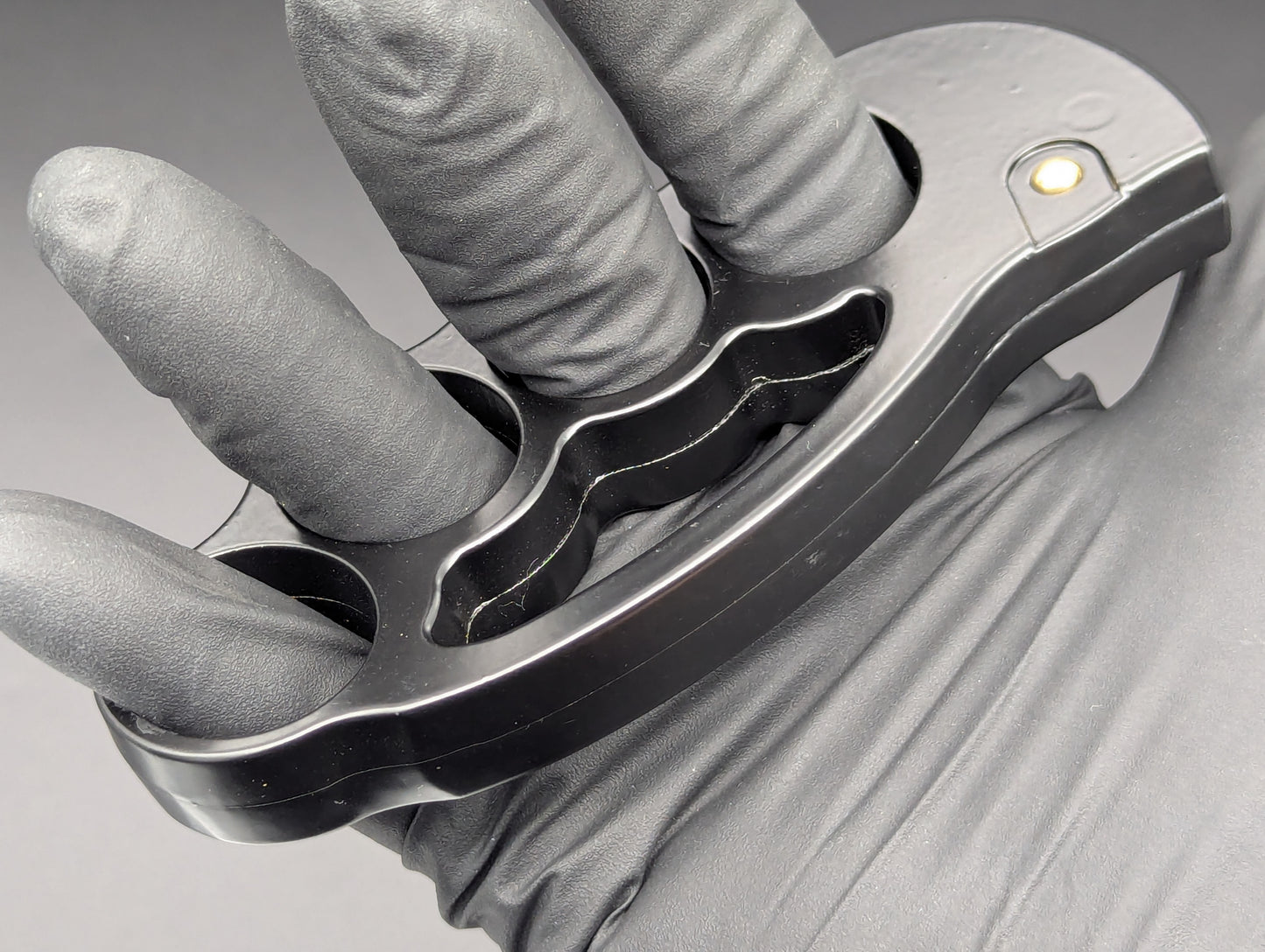 KNOCK OUT DUSTER KARAMBIT AUTOMATIC KNIFE BLACK