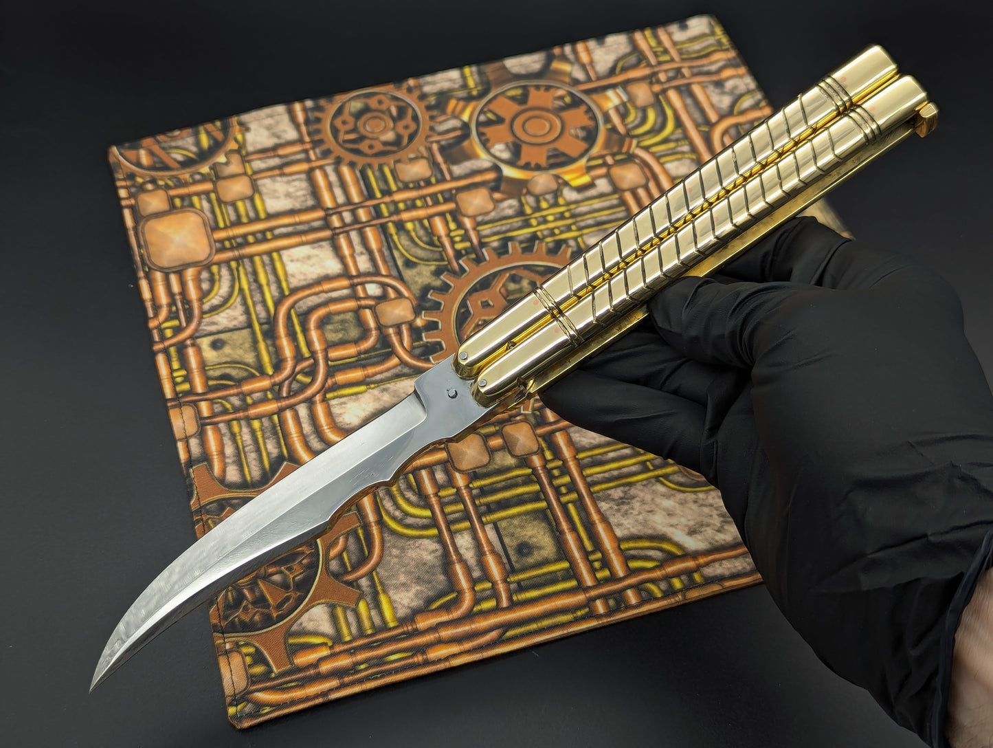 11" 390g HUGE SLAB BRASS HEAVYWEIGHT FHM BALI