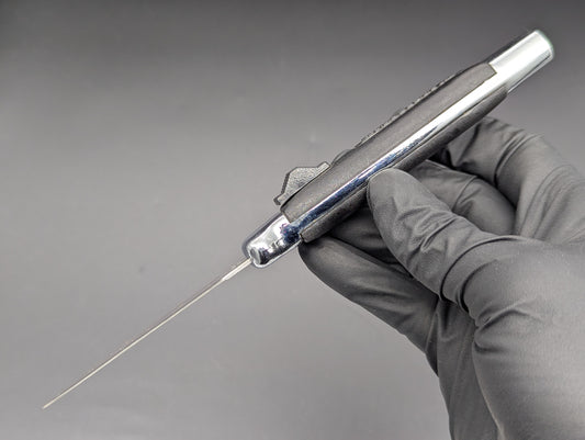 VINTAGE 80"s STILETTO NATO MILITARY D/A OTF KNIVES