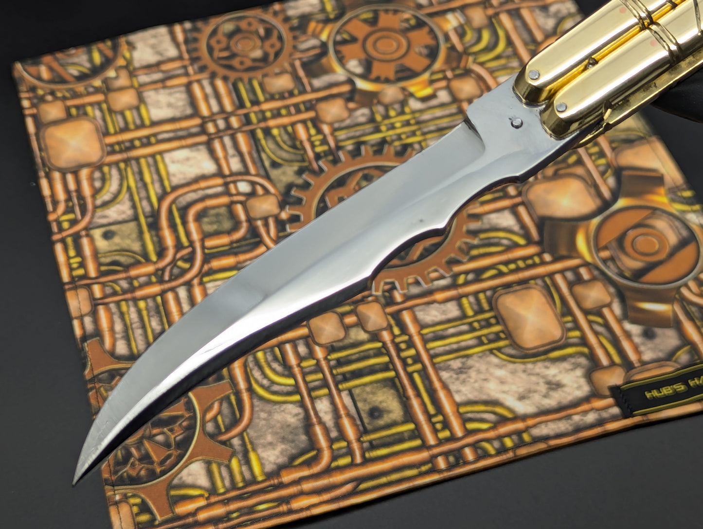 11" 390g HUGE SLAB BRASS HEAVYWEIGHT FHM BALI