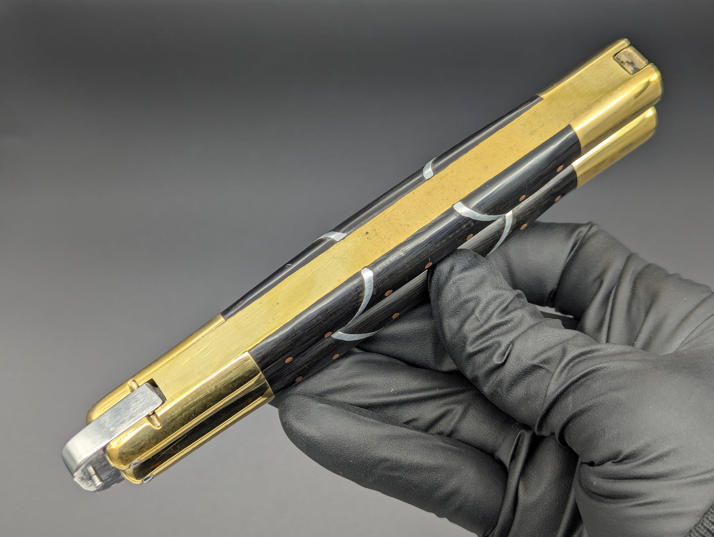 11" ABEST CUSTOM CARABAO HORN FHM BALISONG #2