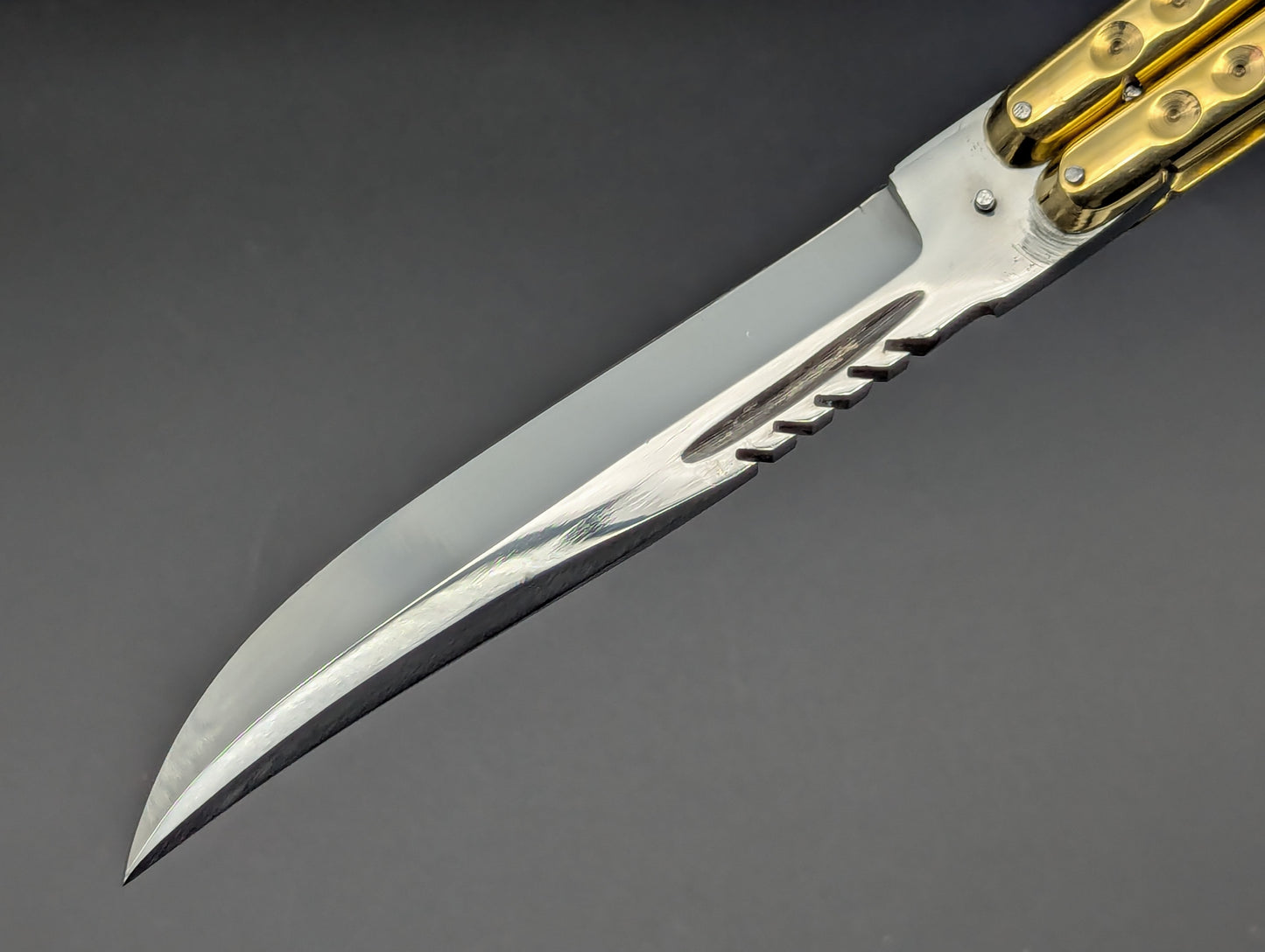 388g ULTRA HEAVYWEIGHT BRASS FHM BLOOD GROOVE CLIP BALI