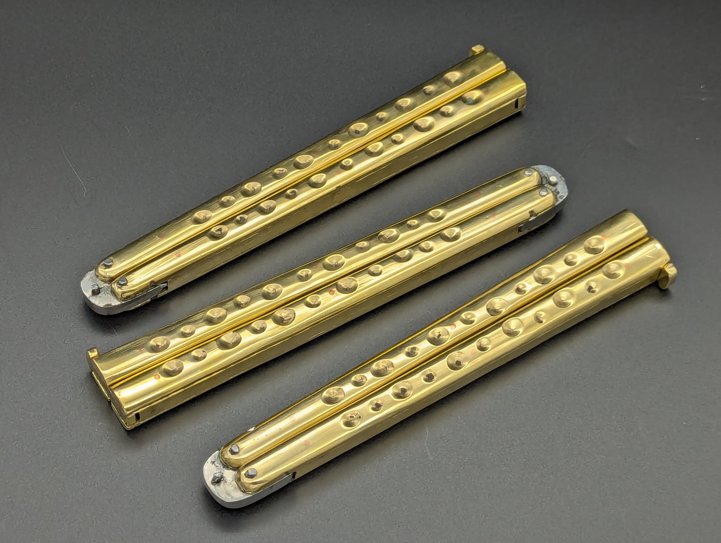 29 CM OL RAMBO TRADITIONAL FHM BRASS BALISONG