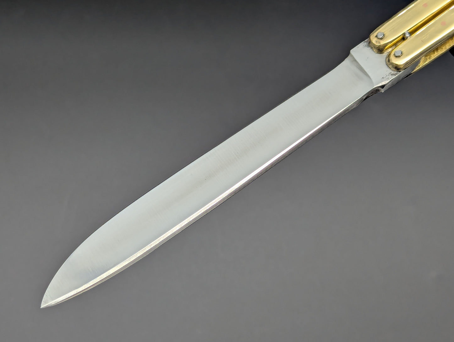 29cm BRASS TRADITIONAL HANDMADE BALISONG RAZOR