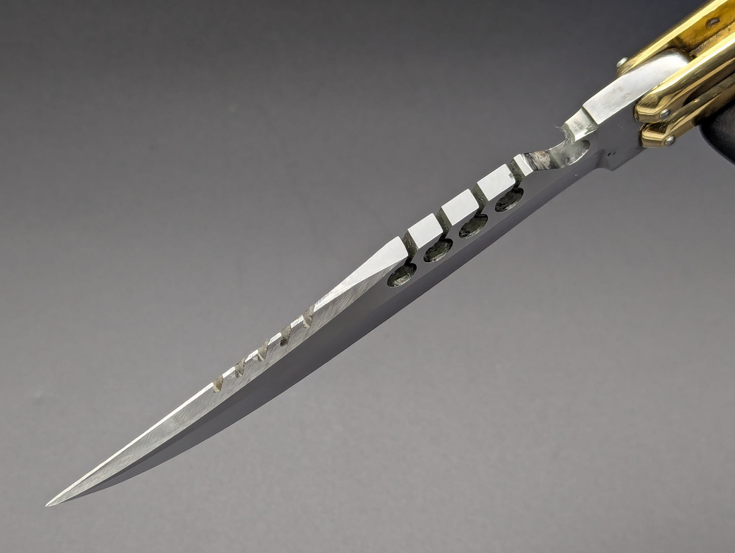 11" KALAPKUP BRASS/ RED RAMBO BOTTLE OPENER FHM BALISONG