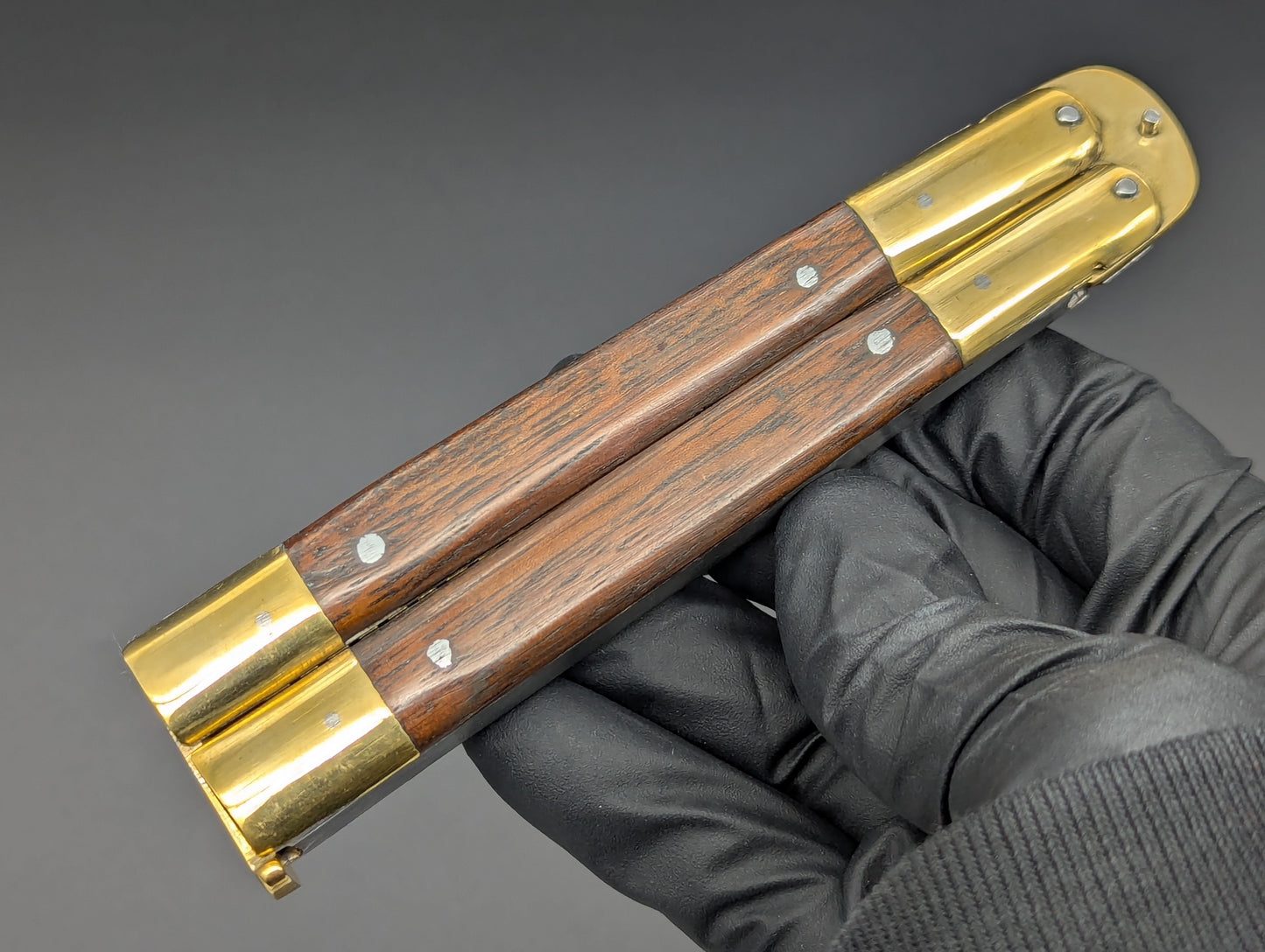 Philippines Handmade Wood & Brass Balisong Comb