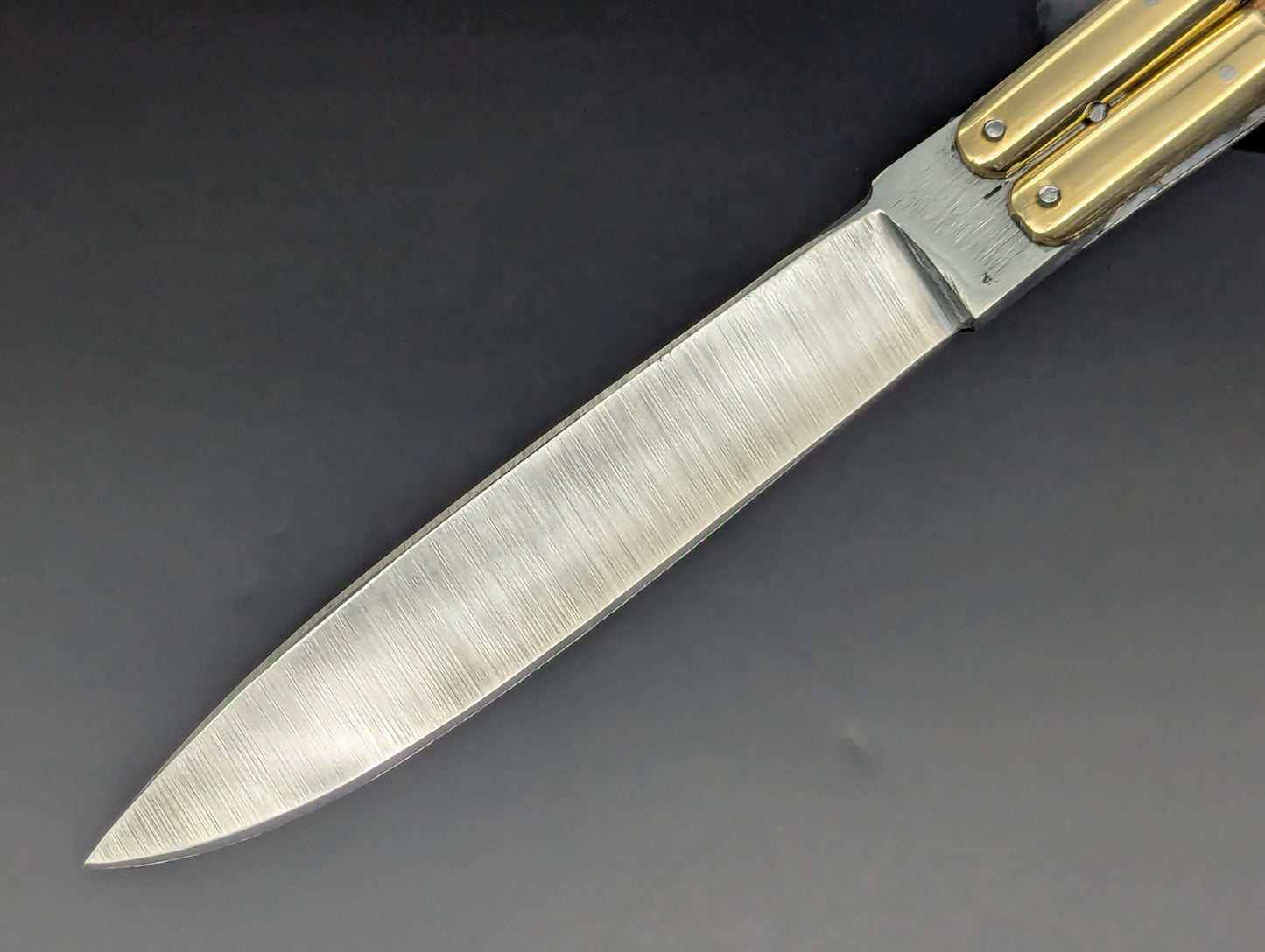 9" FHM Slim Narrawood Balisong Drop Point