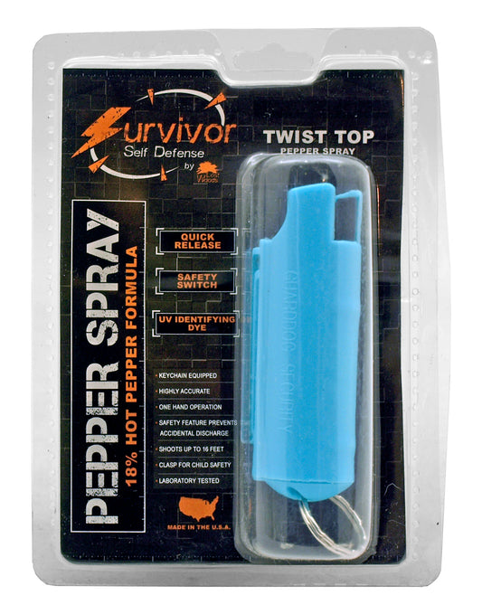 1/2 oz BLUE 18% OC HARDSHELL PEPPER SPRAY