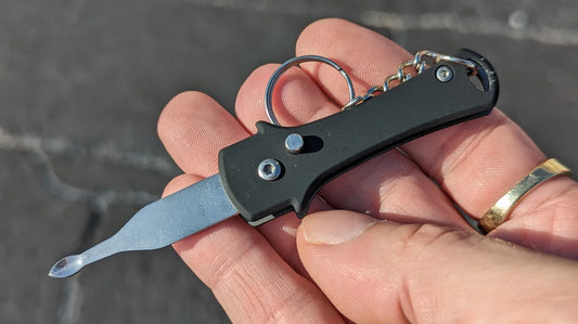 MINI SPOON SWITCHBLADE KEYRING