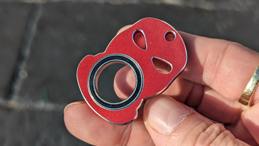Red Goon Keyring Fidget Spinner