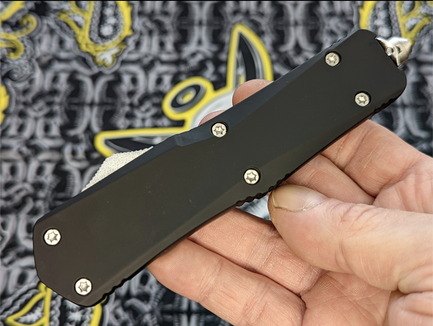 9" Tactical Kris Blade Dual Action OTF Knife
