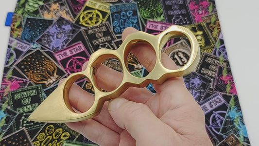 Scorpion Tail Solid Brass Knuckle Duster