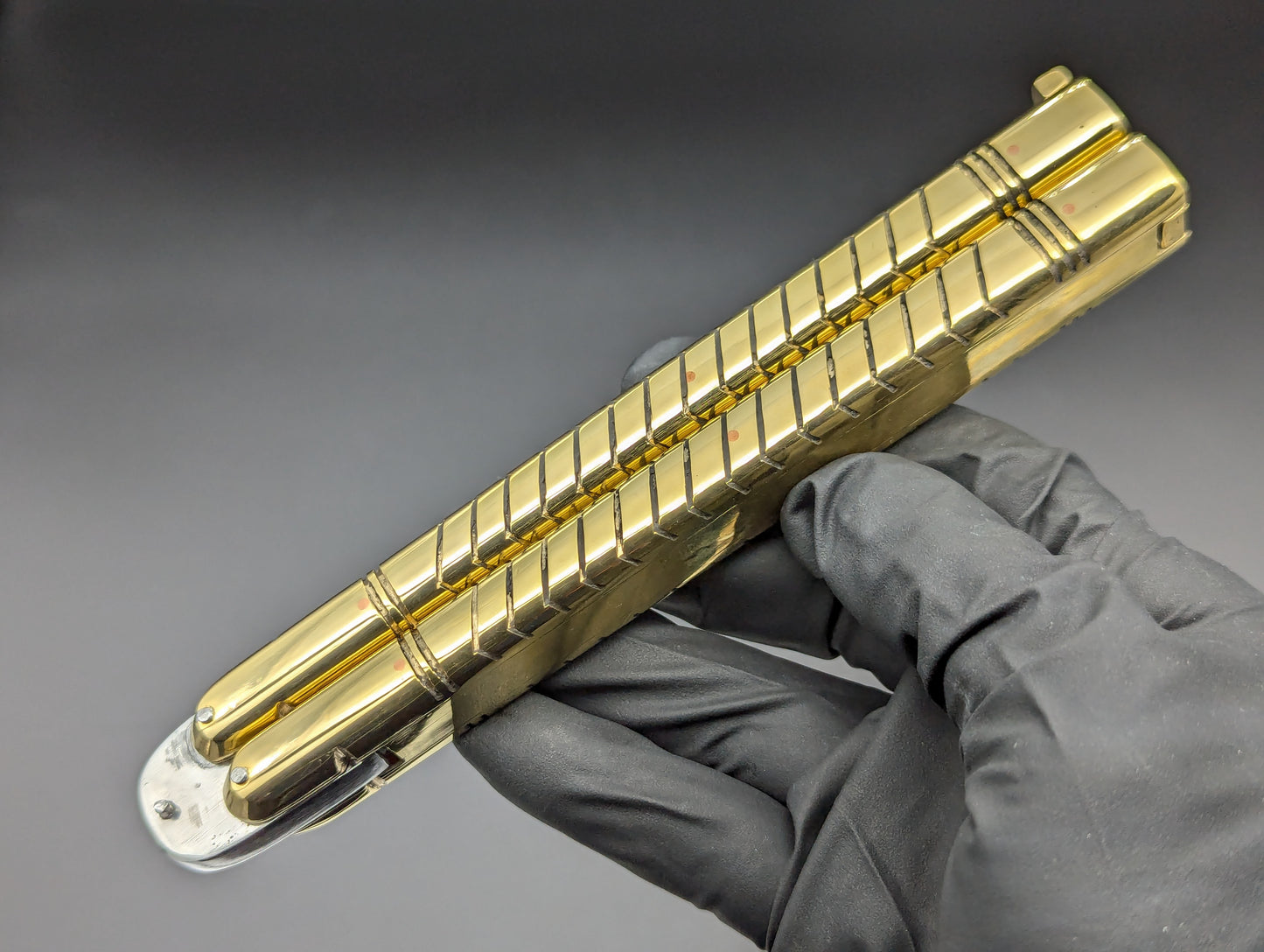 396g 29cm SOLID BRASS FHM BALISONG BATWING CLIP