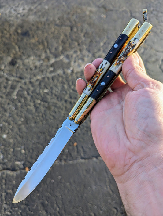 11" FHM Philippines Handmade Balisong Drop Point
